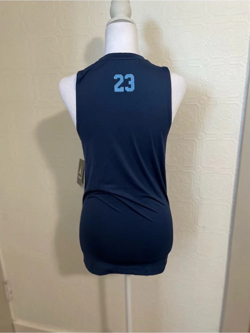Jordan Navy Training Tank with Light Blue Trim